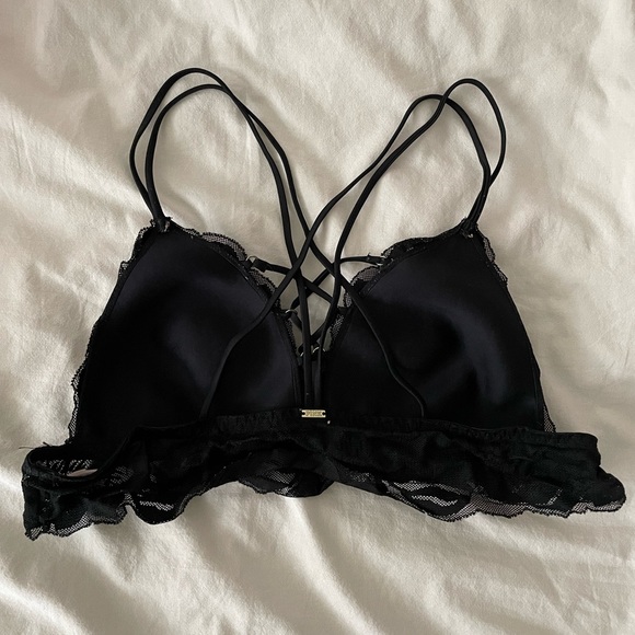 PINK Black lace Bralette - Picture 3 of 3